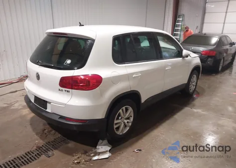 2012 Volkswagen Tiguan Le from USA, damaged, VIN WVGAV7AX7CW546561